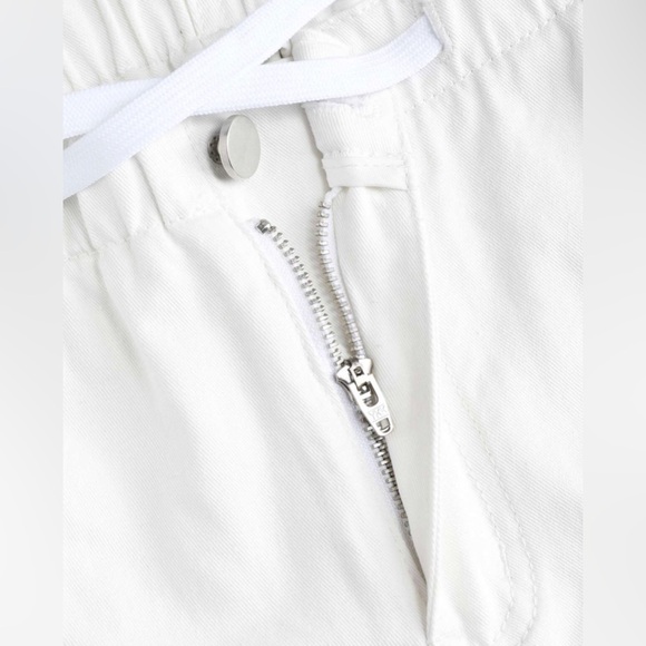 Denim Drawstring Cargo Pants - Picture 4 of 5